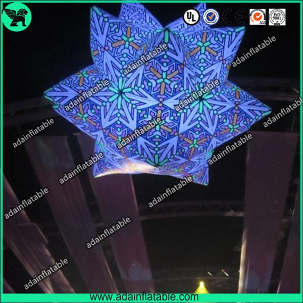 Buy cheap Stage Hanging Lighting Decoration Inflatable Star Character from wholesalers