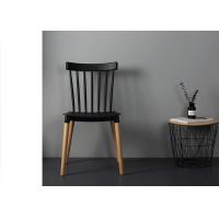 Buy cheap Restaurant Wooden Leg Plastic Chair 130kg Bearing Polypropylene PP product