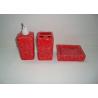 Buy cheap Size Common Ceramic Bathroom Set Stoneware Marble Bathroom Accessories from wholesalers