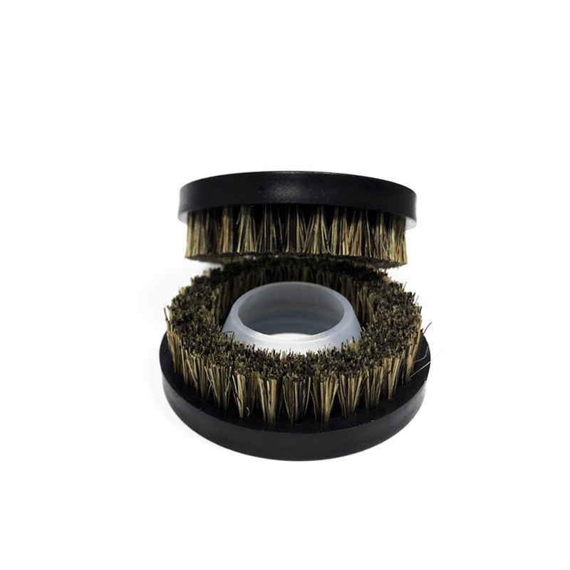 Round Shape Pressure Foot Brush , PCB Routing Machine Cleaning Brush OD 46mm