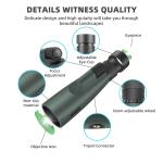 Portable Telephoto Lens For Smartphone 10-30x50 BAK4 Roof Nature View