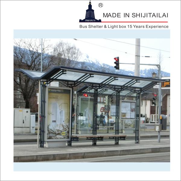 Buy cheap ShiJiTaiLai H450mm Bench Aluminum Bus Shelter from wholesalers