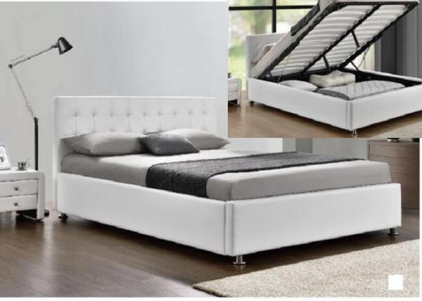 Buy cheap Luxury Fabric Lift Up Storage Bed Double Size BSCI Certification from wholesalers