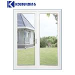 Sound Proof Upvc Swing Door Hurricane Casement Window PVC Glass Door