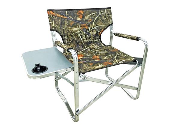 Buy cheap PE Coated Fabric Camping Foldable Chair With Table Cup Holder Side Bag Flat Tube from wholesalers