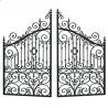 Buy cheap Luxury Antique Wrought Iron Pipe Designs Main Gate for Home Garden Or Outdoors from wholesalers