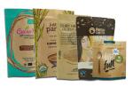 Wholesale Biodegradable Zipper Brown Kraft Paper Bags Tea/Food Packaging Stand