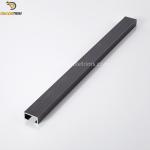 Aluminum U Channel Strip Trim Brushed Matt Black 15mm×8mm Size
