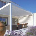 Waterproof Louver, Motorised Aluminum Roof Louver, Pergola Roof