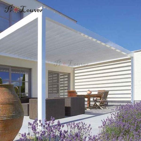 Buy cheap Custom Size Outdoor Pergola Louver,Waterproof Pergola,Opening Roof Louver from wholesalers