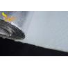 Buy cheap 550C Thermal Resistant 0.4mm Aluminum Foil Wrapped Fiberglass Cloth For Oil & Steam Pipelines Fireproof from wholesalers