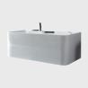 Buy cheap Contemporary Soaking Acrylic Fiberglass Freestanding Bathtubs 59" For Indoor Bathrooms from wholesalers