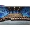 Buy cheap Commercial Cinema Folding Chairs With Cupholder Fabric Foam Upholstery from wholesalers