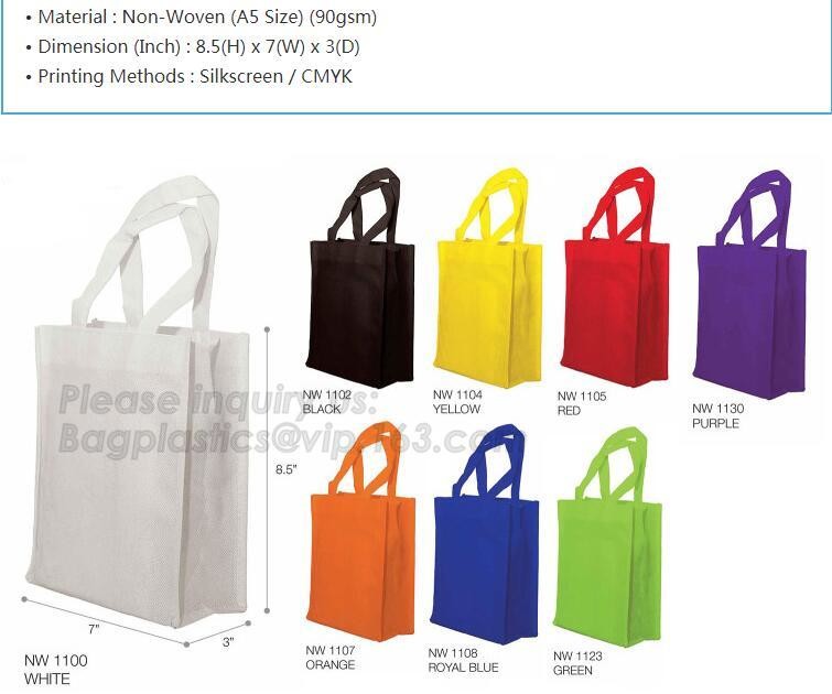 Logo Printed Tote Bag Foldable Reusable Shopping Folding Non Woven Bag With Handle,Foldable Eco Shopping Folding PP Non