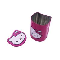 Buy cheap Hello Kitty Shaped Metal Tin Jar With Lid For Gift And Food Packaging product