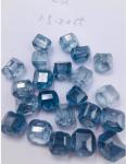 Blue Uncut HPHT Rough Diamond Industrial Synthetic Diamond For Gem