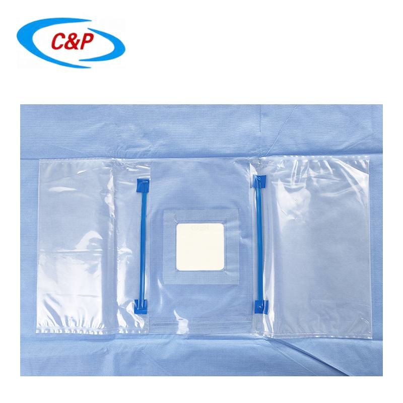 PP PE Ophthalmic Surgical Drape Sterile Towel Wth Double Pouch Blue