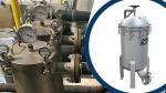 25-350 Mircon Filter Bag Micron Rating Stainless Steel Bag Filter Housing for