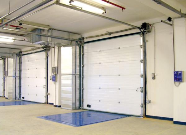 Buy cheap Stainless Steel Insulated Sectional Overhead Door Fire Station With Powder Coated IP 54 from wholesalers