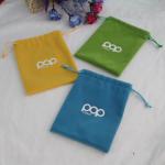 Fancy Small Colorful Velvet Drawstring Bag For Christmas / Halloween Gift