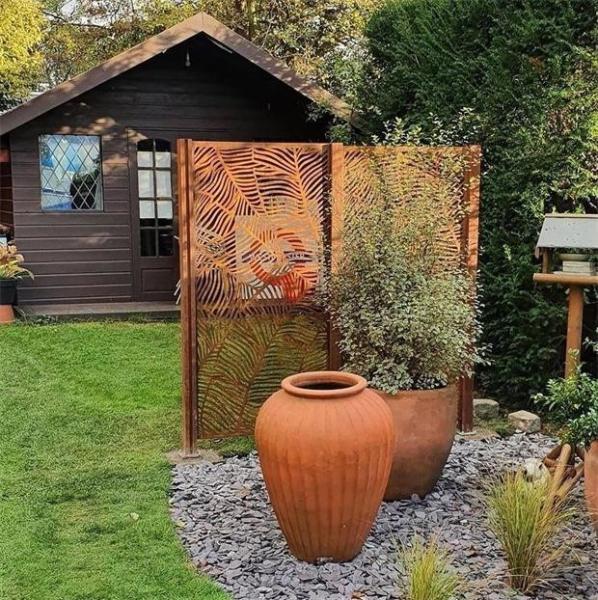 Buy cheap Decorative Metal Art Privacy Screens Outdoor Decorative Corten Steel Panels from wholesalers