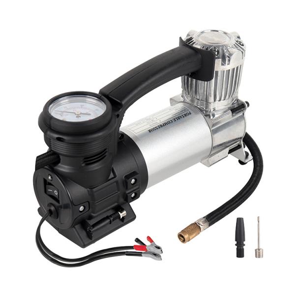 Buy cheap Metal Single Cylinder For Off Road Truck 4x4 High Pressure Silver Air Compressor Car Tire Inflators from wholesalers
