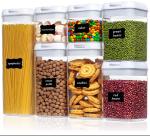 7pcs BPA Free Airtight kitchen Household Storage Container With Easy Lock Lids