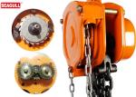 0.5 Ton - 30 Ton Manual Chain Block , Triple Spur Geared Chain Pulley Hoist