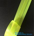 plastic double color flange zipper pull, plastic double color flange zipper