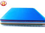 Eco Friendly Smooth Blue Corrugated Plastic Sheets Corrosion Resistant