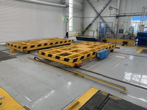 Buy cheap 100-1000kg Load Capacity AGV Transfer Cart Laser Navigation Style from wholesalers