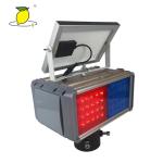 7W Road Construction Warning Traffic Light Solar Powered CE ROHS Approval