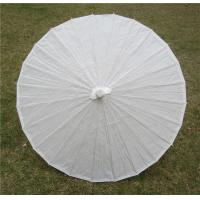 Buy cheap Wedding Party Chinese Paper Parasols Umbrella Solid Color 57cm Length 42cm product