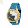 Buy cheap Customizable Stylish Unique Black and White Dial Arabic Watches with Silicone Strap from wholesalers