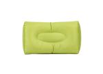 Neck Inflatable Travel Pillow Green Color Square Shape CGS Certification