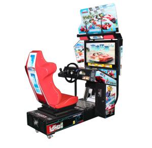 China Double Racing Arcade Machine , Video Game Machine With 32 Hd LCD Display on sale