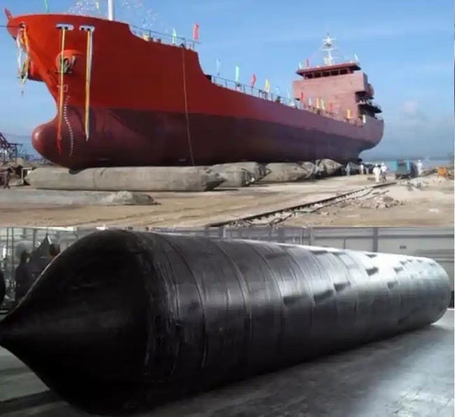 Marine Inflatable Rubber Airbag 0.5m - 3.0m Ship Launching Air Lift Bag