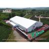 Buy cheap 40x70m Black Tea Outdoor Exhibition Tents With PVC Walls from wholesalers