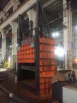 Vertical Loose Hydraulic Baling Press Machine For Waste Paper Larger Density