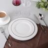 Buy cheap Exquisite 10" 25.8x1.8cm Gold Rim Bone China Dinnerware Set Cup from wholesalers