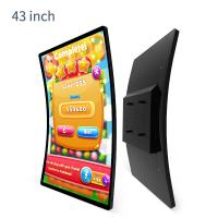 Buy cheap 4K 43" 350cd/m2 3840x2160 Curved Gaming Screen For Slot Machine product