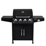 Garden Cart Grill Propane Gas Stainless Steel BBQ Grill with Piezoelectric