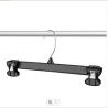 Buy cheap 12 Inches Black Plastic Pant Hangers Flat Childrens Clip Hangers from wholesalers