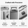Buy cheap 20" Aluminum Luggage Hardside Suitcase, Zipperless Luggage with TSA Lock and Spinner Wheels - Silver from wholesalers