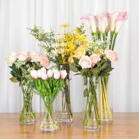 Buy cheap European Style Living Room Hotel Glass Flower Vase Home Decor Glass Vase product