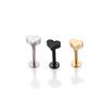 Buy cheap Heart shaped lip ring stainless steel body piercing jewelry labret ring from wholesalers