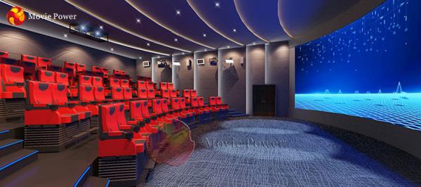 Buy cheap Motion Chairs Equipments Curved Screen 4d Dynamic Movie Theater from wholesalers