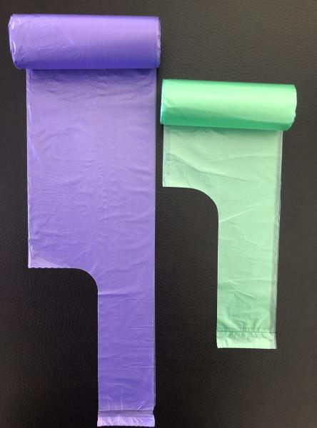 Buy cheap HDPE 30 Liter Colored Garbage Bags ，Plastic High Density Trash Bags 500 *600mm from wholesalers