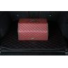 Buy cheap Waterproof Pu Leather Foldable Car Trunk Organizer Red Color 50 * 32 * 30cm from wholesalers