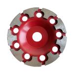 12" Segment Diamond Cup Wheels 30 Grit - 400 Grit T Shape For Grinding Concrete